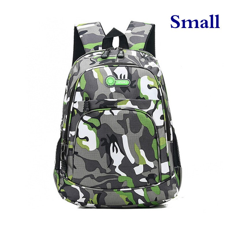 Tarnung Schule Taschen Für Jungen Mädchen freundlicher Rucksack freundlicher Buch Tasche Mochila Escolar Schul Schooltas Cartable Enfant: Grün klein