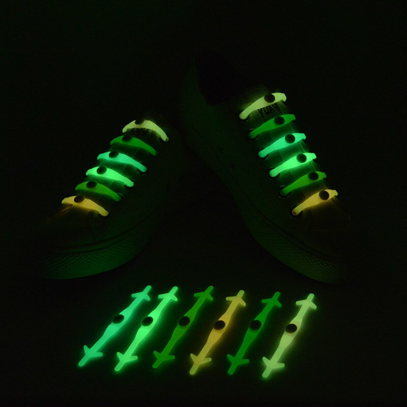 1 pair 120CM 8MM Sport Shoelace Luminous Toys Canvas Shoes Accessories Glow In The Dark Toys For Children Roller Skates