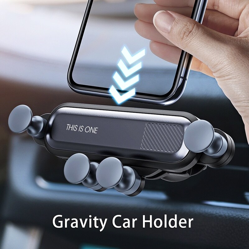 Zwaartekracht auto telefoonhouder gps houder standaard beugel geen magnetische auto ventilatierooster clip montage mobiele telefoonhouder auto accessoires