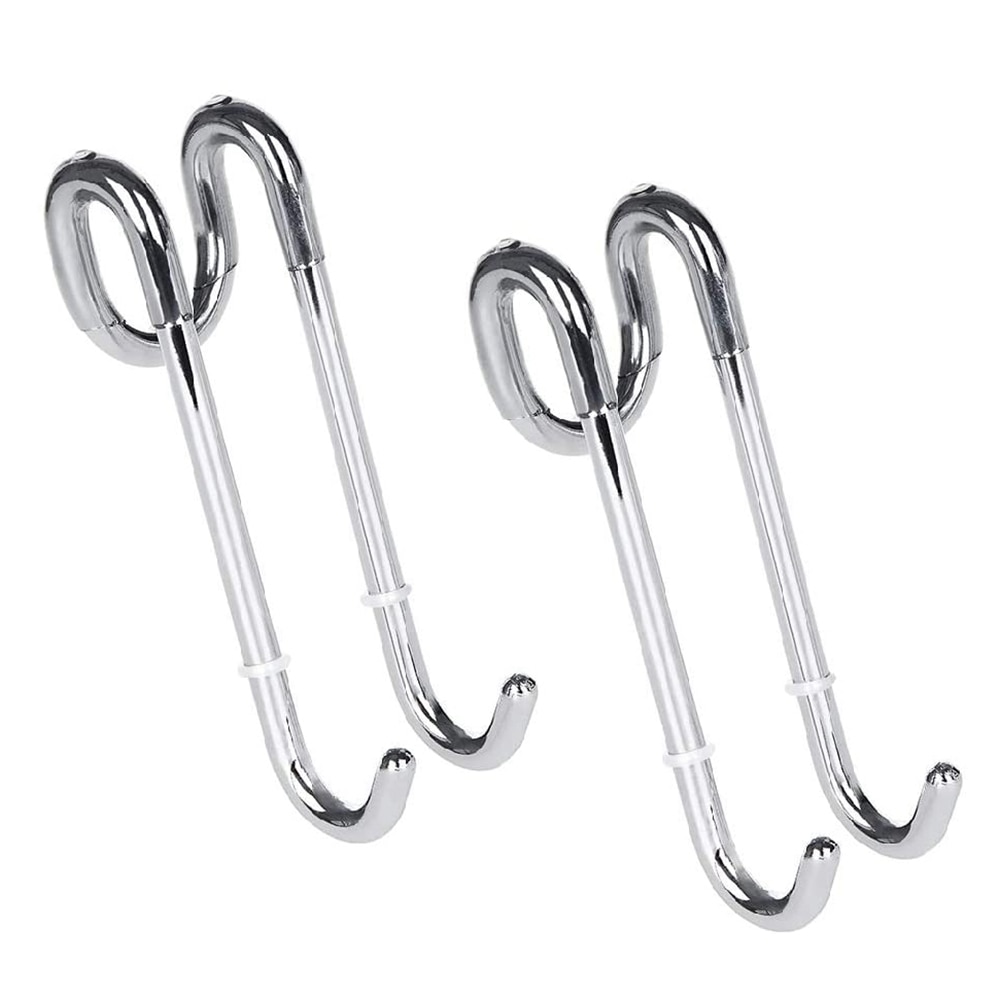Stainless Steel Shower Hooks Glass Door Shower Hook Lightweight Bathroom Hooks Bath Shower Screen Towel Hanger Shower Door
