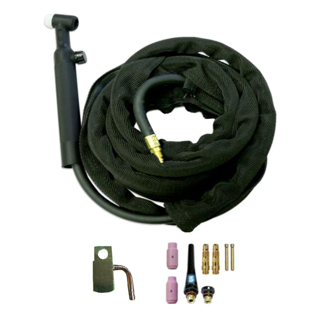 WP-26 Gas Valve TIG Welding Torch with Torch Head Tool Power Cable/Hose