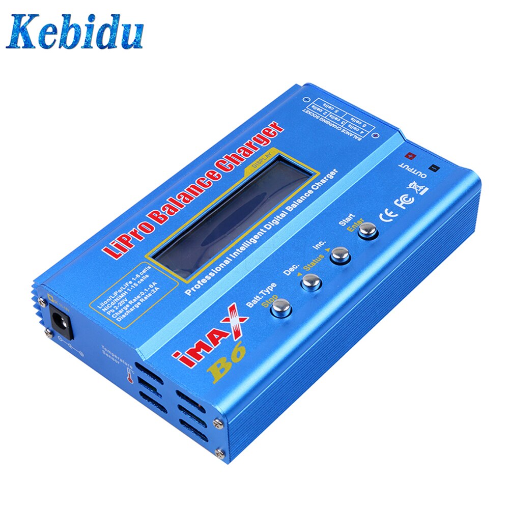 kebidu for iMax Li-ion Battery Balance Digital Charger DIscharger Data Storage Monitor Batteries Universal Balance Charging