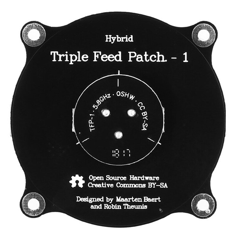 5.8Ghz Triple Feed Patch Antenna Sma Directional Circularly Polarized Antenna