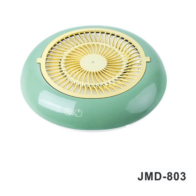 2 In1 Sterke Zuigkracht Nail Dust Collector Nail Boor Machine Herbruikbare Filter Low Noise Nail Stofzuiger Nail Art machine: JMD-803-Green