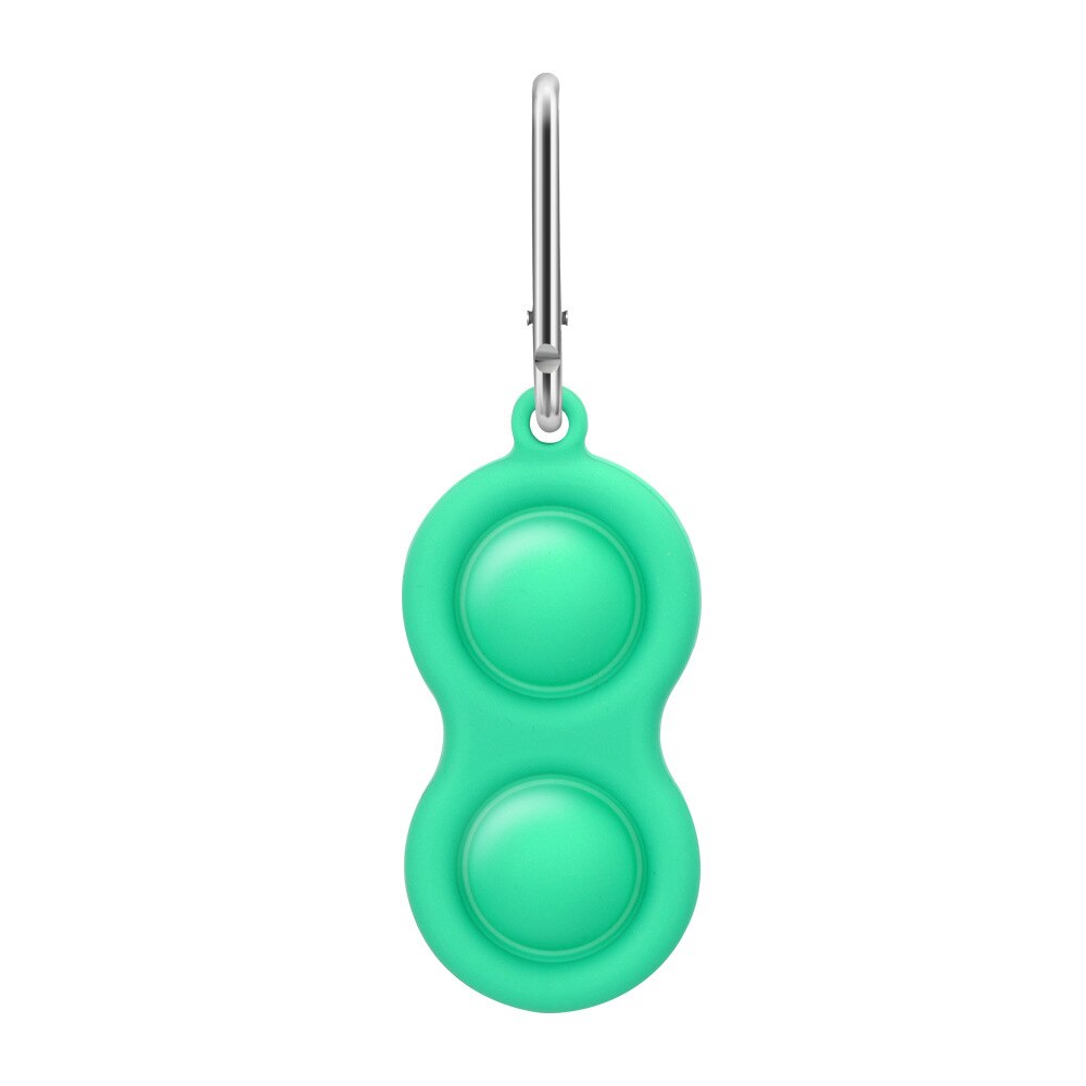 Bambini adulto semplice fossetta fidget toy creativo grasso cervello mini fossetta giocattolo regolatore di pressione Controller giocattolo educativo: Green