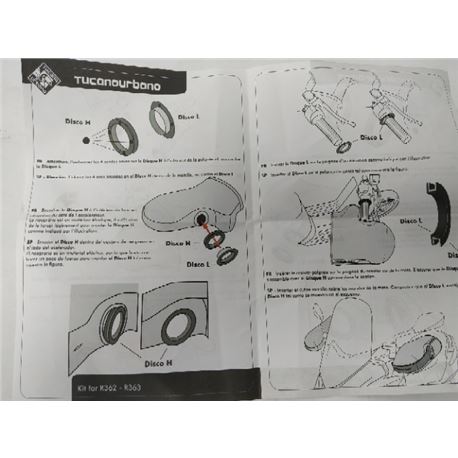 ARANDELA EMBELLECEDORA MANOPLAS TUCANO URBANO R362- R363