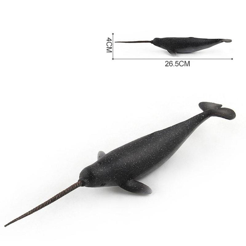 Simulation solide harz Wal modell ozean sealife tiere Modell bule Wal Hai spermien Wal schildkröte Einhorn Wal spielzeug für freundlicher
