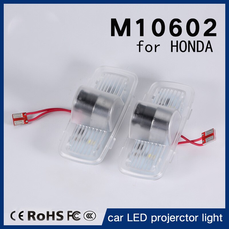 3D HD Schatten Projektor LED Willkommen Tür Lichter Original Willkommen Lampen Ersatz Für Honda Übereinstimmung überqueren Spirior bürgerlich UR-V: M10602