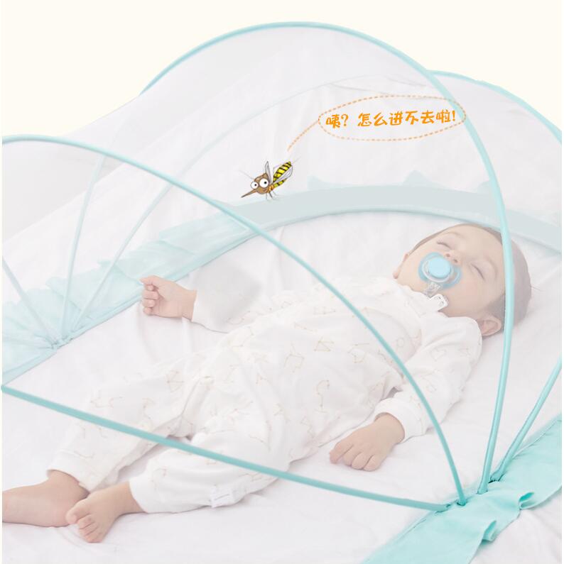 Zomer baby klamboe opvouwbaar babybeddengoed klamboe voor babybedje klamboe veilig gaas voor babymeisjesjongens