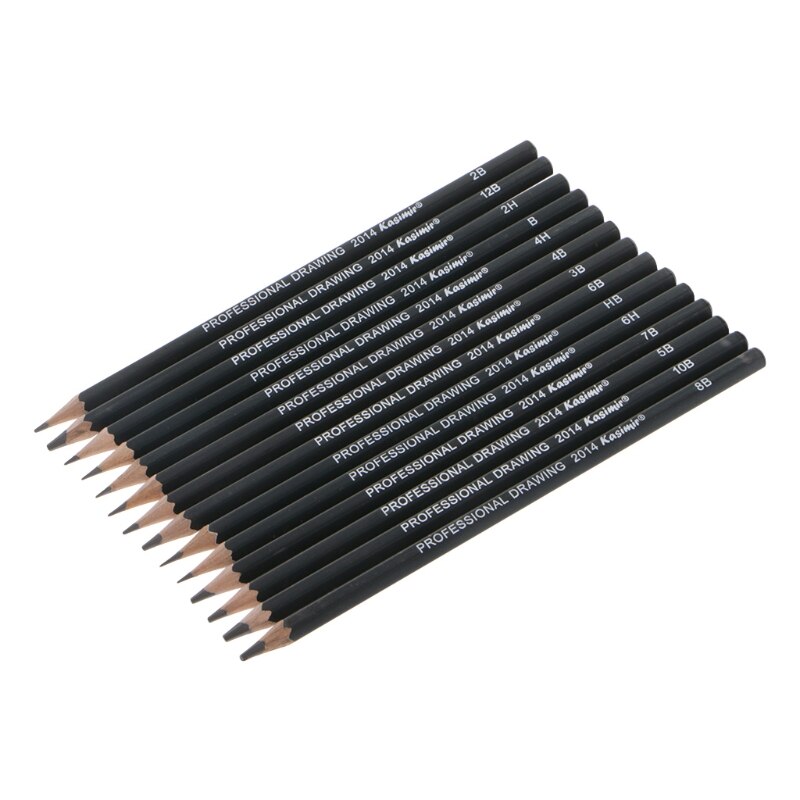 14Pcs Professionele Tekening Schets Potlood Art Kunstenaar Craft Schoolbenodigdheden Set Nov-26A