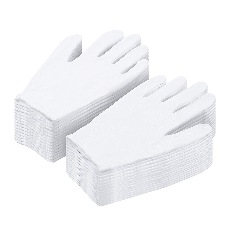 Beschermende handschoenen met hoge elasticiteit Bescherm de huidvoering Handschoen Eczeem Dermatitis Kranten Katoenen wanten Huishoudelijke schoonmaakmiddelen: 6