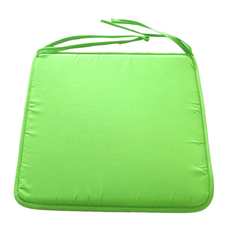 Urijk-coussin de siège antidérapant | Coussin de canapé, couleur Pure, coussin de siège carré, coussin de chaise, oreiller doux, imprimé en feuilles, pour Padchair, 40x40cm: green37cm