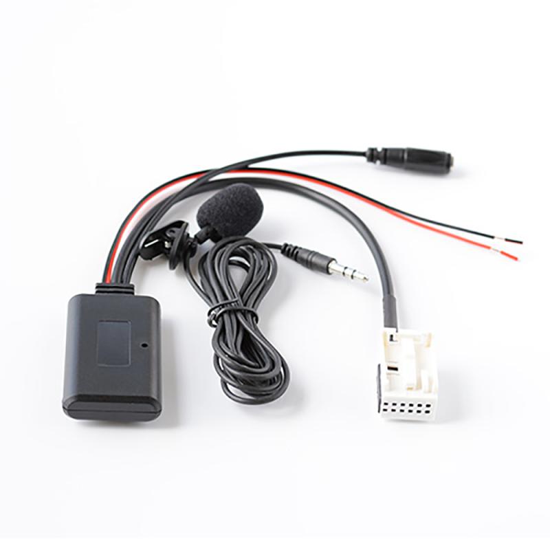 Adaptador de micrófono manos libres para coche, Radio con bluetooth, música, AUX, llamada telefónica, para Peugeot, Citroen C1, C2, C3, C4, Blaupunkt/VDO/para RD4