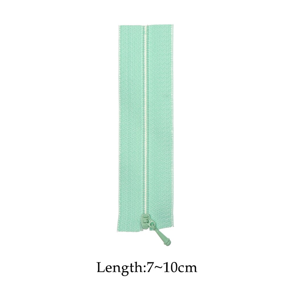 5Pcs/set Mini Doll Zippers Handmade Sewing Dolls Clothes Scrapbooking Garment Applique Zipper DIY Clothing Material Accessories