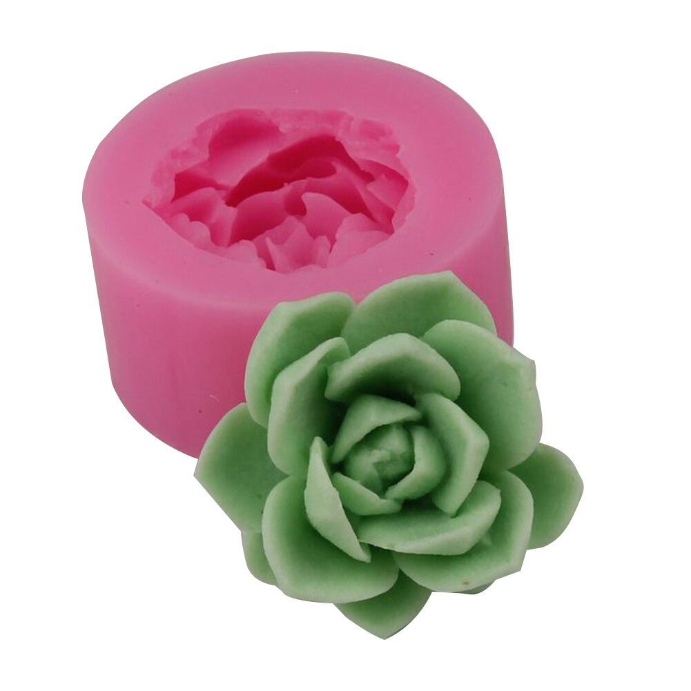 Rose Bloemen Zeep Mold Chocolate Cake Decorating Gereedschap Bakken Fondant Siliconen Mal Diy Handgemaakte Zeep Maken Kaars Hars Mallen: 13
