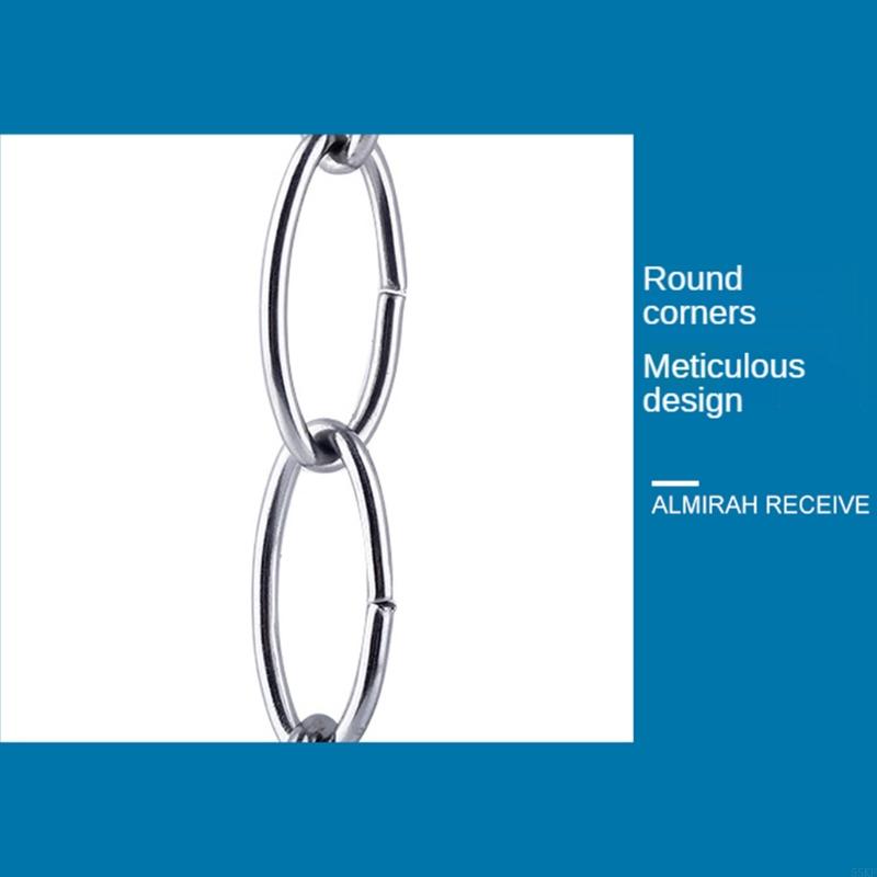 55kf Space Saving kledinghanger ketting Roestvrijstalen kast Organisator metalen trapsgewijze hangers multi-poorts ring met haak