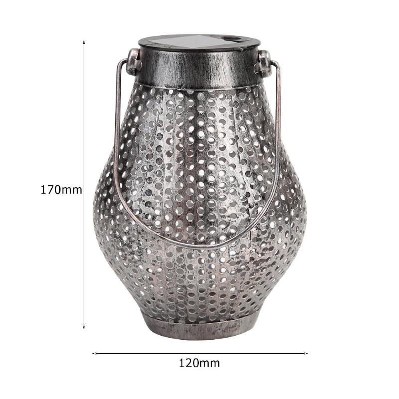 Retro tuinzonnelamp, uitgeholde esdoornbladschaduwlantaarn, hangende holle verlichting, waterdichte buitenlamp voor in de tuin