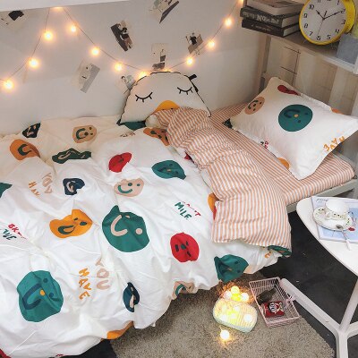 3 Stuks Baby Beddengoed Set Leuke Dier Katoen Wieg Beddengoed Kit Cartoon Omvat Kussensloop Laken Dekbedovertrek Zonder filler: 11