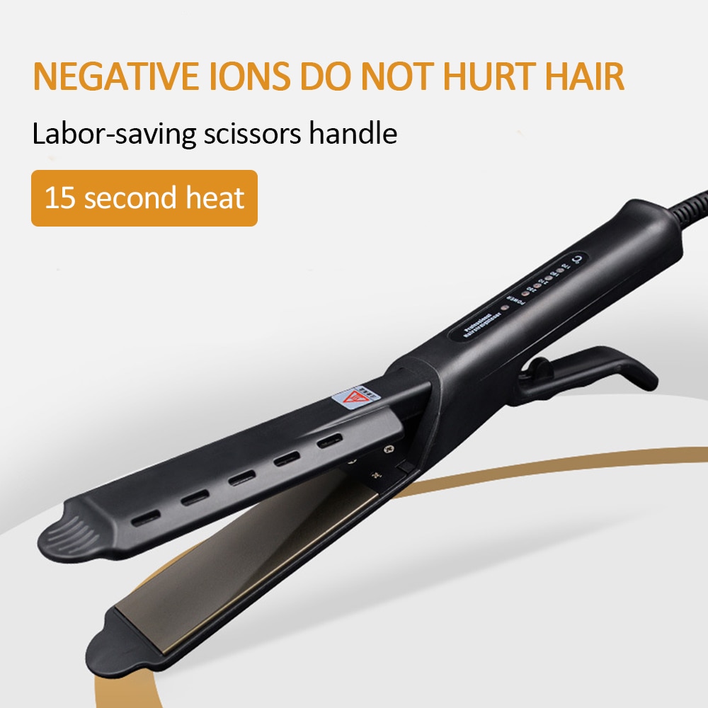 Ceramic Tourmaline Ionic Flat Iron Hair Straightener Glider US BEST