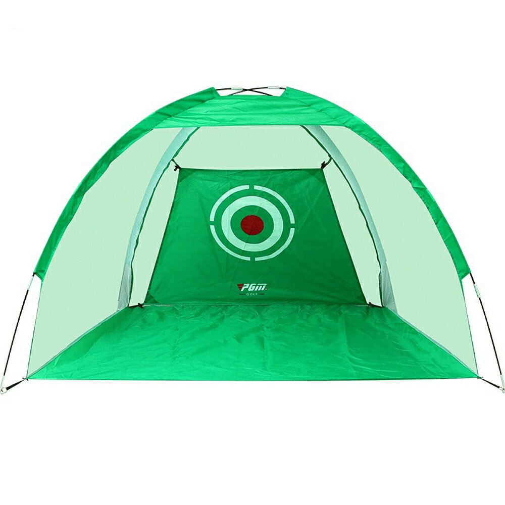 Outdoor Indoor Golf Training Practice Net Golf Hitting Net 2m x 1.4m Garden Grassland Practice Tent Driving Range Training: Green tent