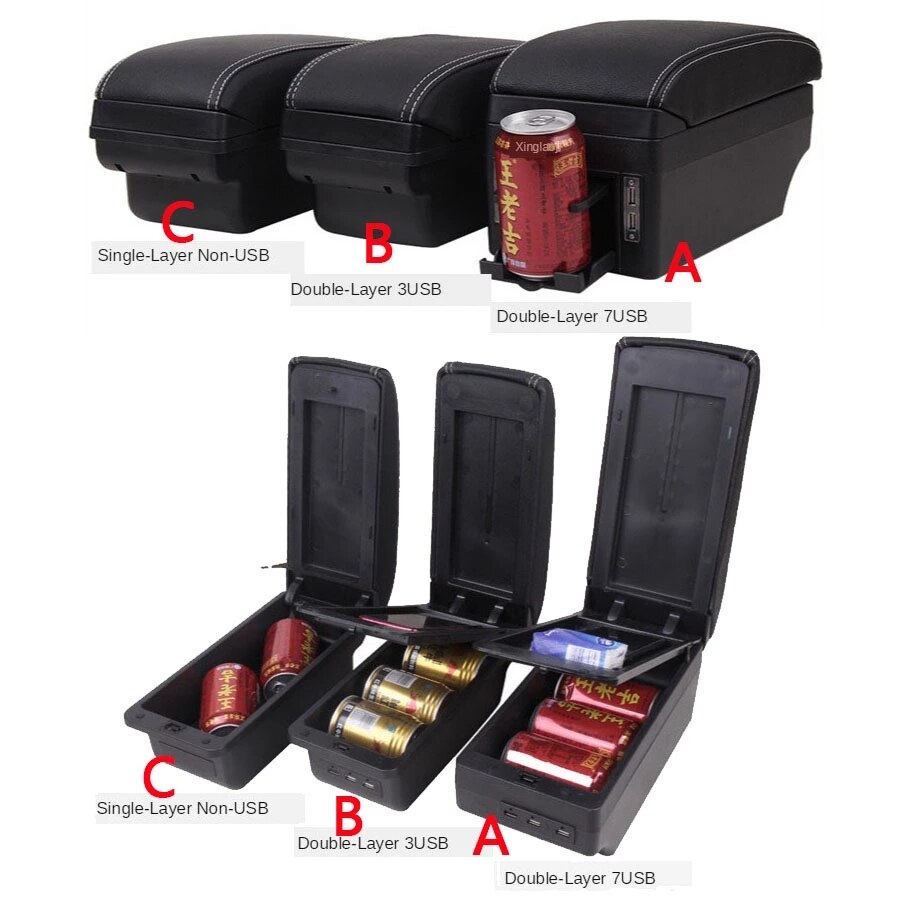 Dla Suzuki Vitara podłokietnik części robić modernizacji dedykowany podłokietnik samochdoowy centrum pudełko robić przechowywania samochód akcesoria wnętrze USB łatwy w instalacji