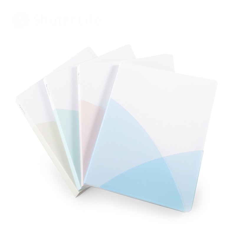 Fresh Simple Series Office School Stationery A4 File Presentation Folder 20 30 40 60 90 Page Document Display Book 310*235MM