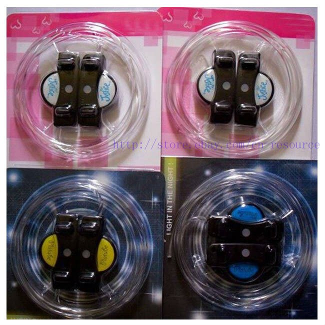 Led verlichte schoenen veters flits glow stick kleurrijk