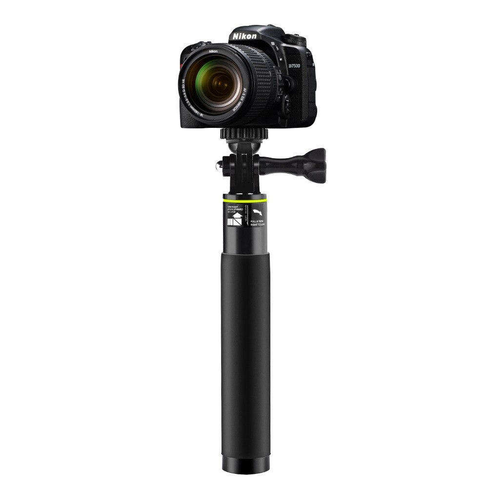Palo selfie para Go Pro, palo selfie extensible de mano + soporte remoto para Gopro HERO Xiaomi SJCAM, accesorios para cámara