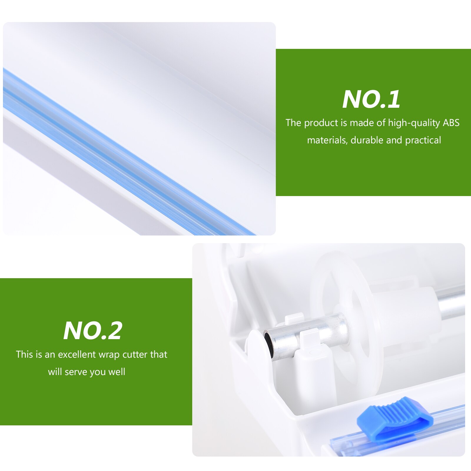 Caja de plástico Simple para envolver, cajas de plástico para cortar, soportes para envolver, para el hogar