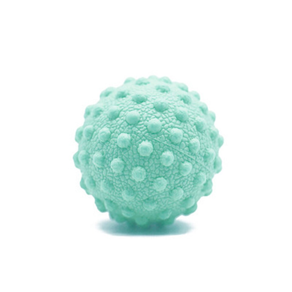 TPR – boule de Massage pour Relaxation musculaire, pour soulager les douleurs du corps, du cou, des jambes, du dos et du pied: Round Ball-Green