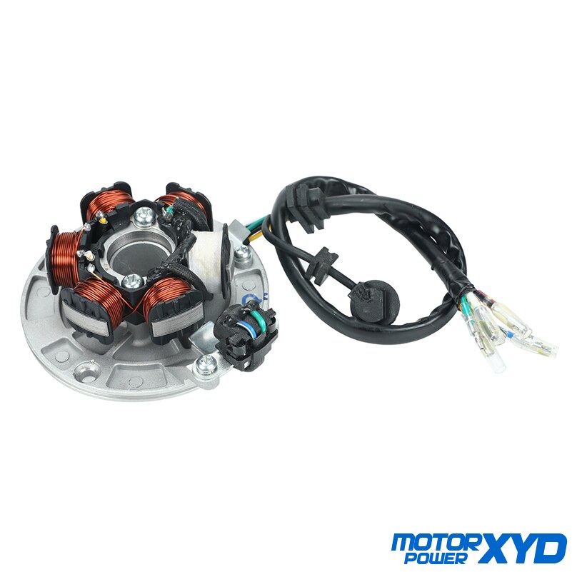 Lifan 140 140cc LF140 Engine 6 Coil Ignition Magneto Stator For 1P55FMJ Horizontal Kick Starter Engines Dirt Pit Bikes