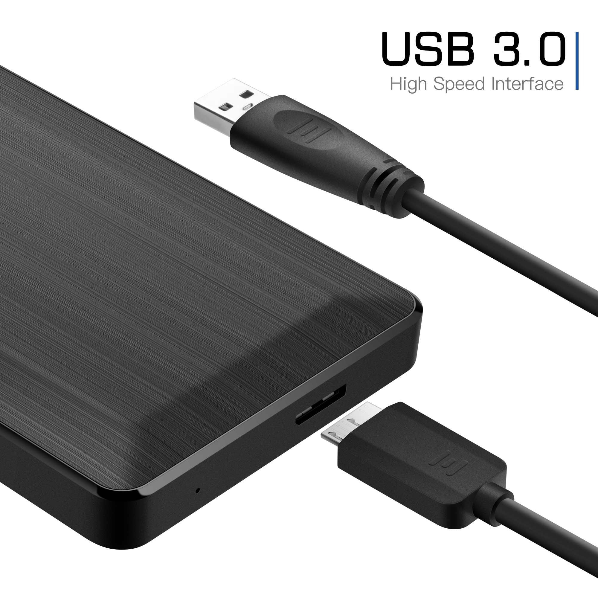 UnionSine-Disque dur externe HDD portable, 2.5 pouces, 250 Go, 320 Go, 500 Go, 1 To, USB 3.0, compatible avec PC, Mac, ordinateur de bureau, MacPle