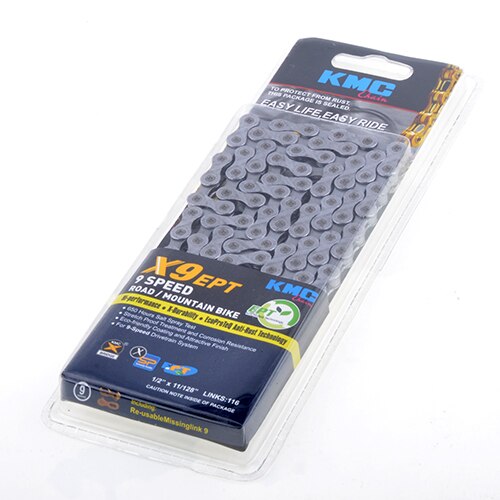 KMC Bicycle Chain 12 speed Mountain bike drive chains MTB road bike ketten X8 X9 X10 X11 EL SL: X9EPT 9S