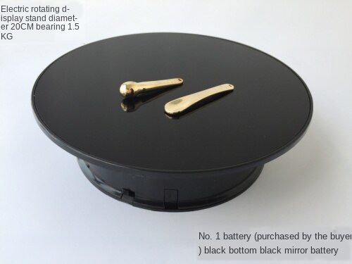 Photography Turntable Live Video Filming Rotating Power-driven Rotation Display Stand Product Rotating Disc Adjustable Speed: 3