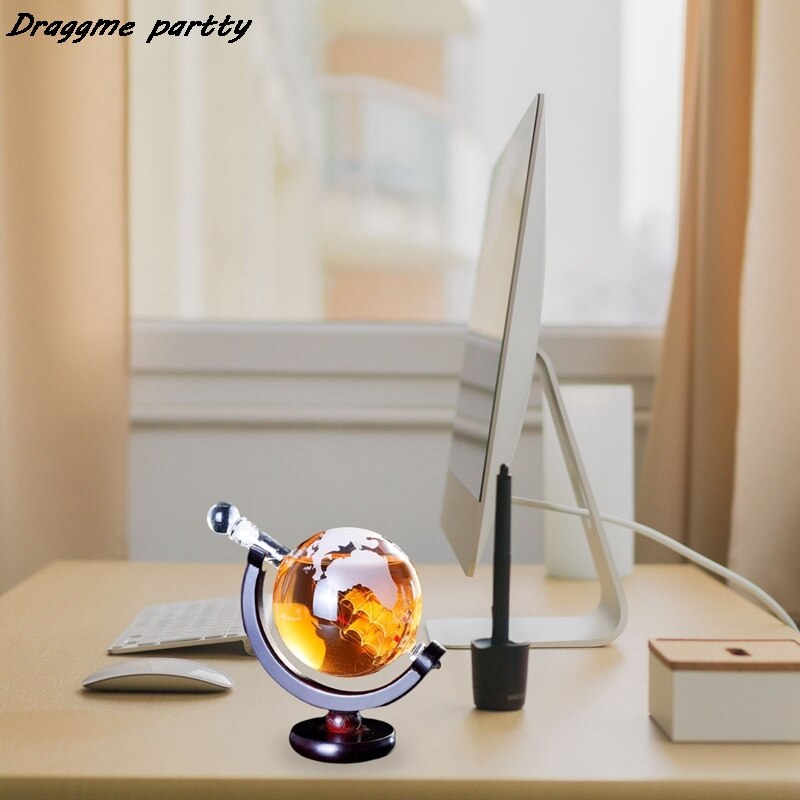 1000ml Glass Red Wine Decanter Globe Shape Wine Bottle Wine Separator Whiskey Bottle Decanter Home Decoration