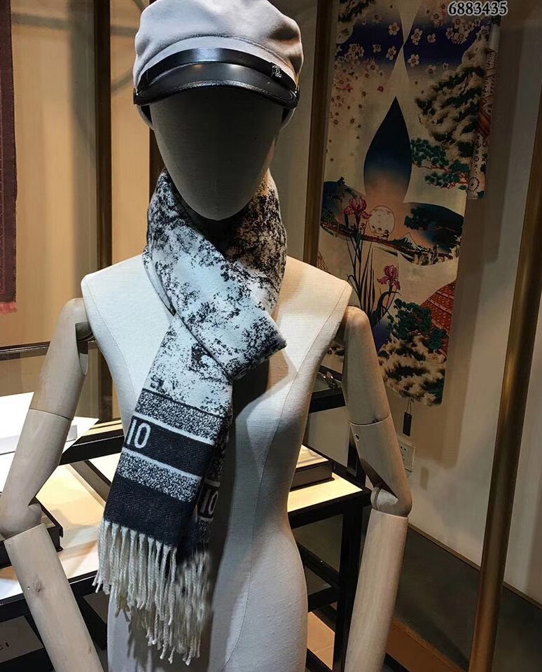 Damer jenter dyreskog trykt kashmir varm vinteromslag skjerf sjal poncho kvinnelig pashmina skjerf: Svart