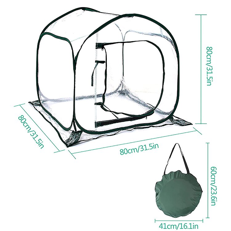 Pop-up small greenhouse small winter tent for plants greenhouse flower pot greenhouse plants mini greenhouse for plants