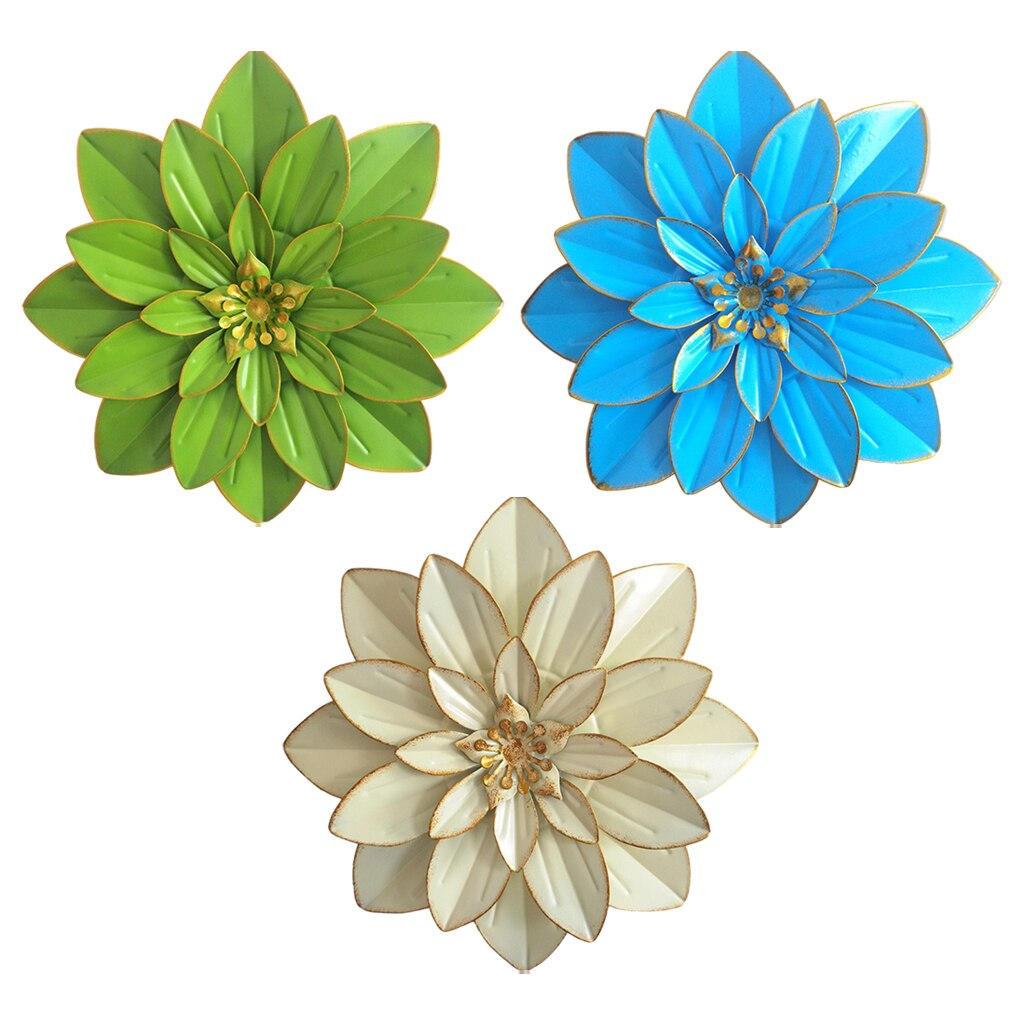 30cm Iron Wall Art Decor Wall Sculptures Fence Art Outdoor Indoor Home Bedroom Garden Kitchen Decoration