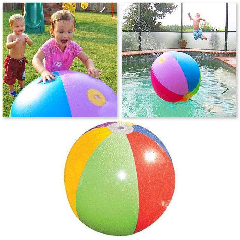 Grappige Opblaasbare Spray Water Bal Kinderen Zomer Zwembad Ballen Strand Spelen Outdoor Spelen De Smash Speelgoed Gazon t3P3