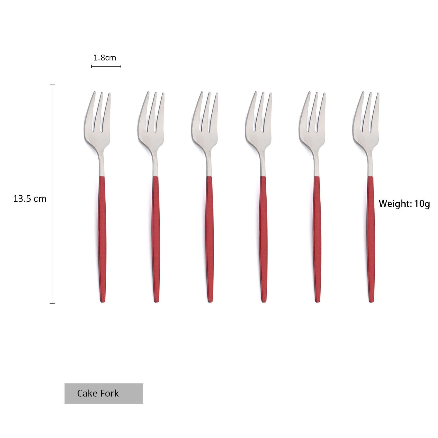 Juego de Mini tenedor para fruta, pastel, aperitivos, té de acero inoxidable, tenedor de fruta, tenedor de postre de arcoíris, tenedor pequeño dorado para ensalada, vajilla, 6 uds.: plum