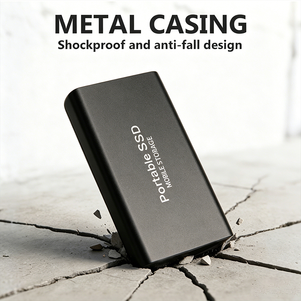 USB 3.1 portable solid-state drive 1TB external portable hard drive 2TBSSD 4TB high solid-state storage, suitable for la