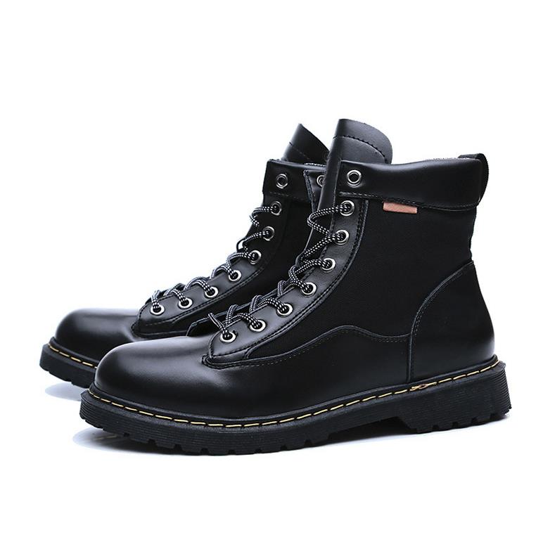 Winter Waterdicht heren Casual Laarzen Tij Britse Wind Casual Lederen Heren Winter Laarzen High Top heren Martin laarzen