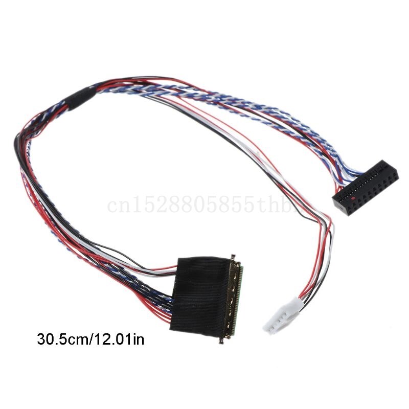 40Pin 6 Bit LVDS Cable for7/8/10.1/11.6/12.5/13.3/14/15.6" LCD/LED Panel Display Cable