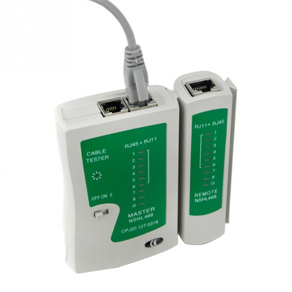 Prämie Netzwerk Kabel Tester RJ45 RJ11 RJ12 Katze5 UTP LAN Kabel Tester Detektor Fernbedienung-Prüfung werkzeuge