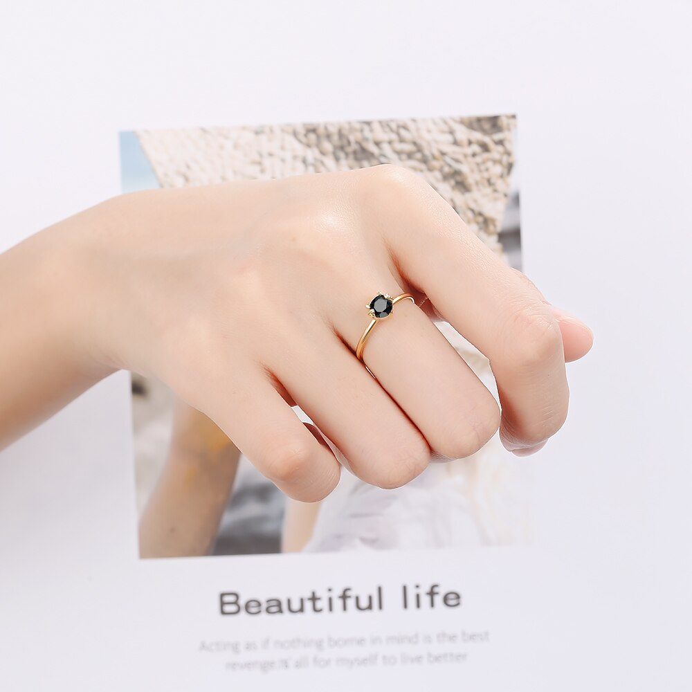 Nehzy S925 Stempel Zilver Vrouw Mode Sieraden Crystal Zirkoon Kat Hart Open Ring Maat Verstelbaar Ring