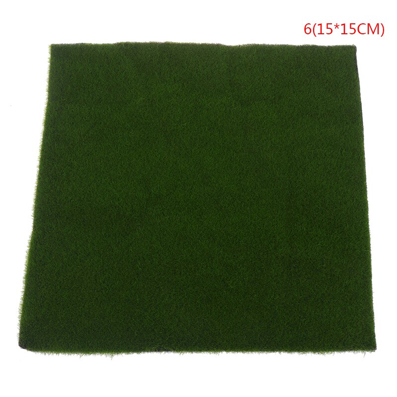 DIY Artificial Grass Board Wedding Mini Garden Micro Landscape Decor Accessories Simulation Moss Turf Lawn Wall Green Plants: A6