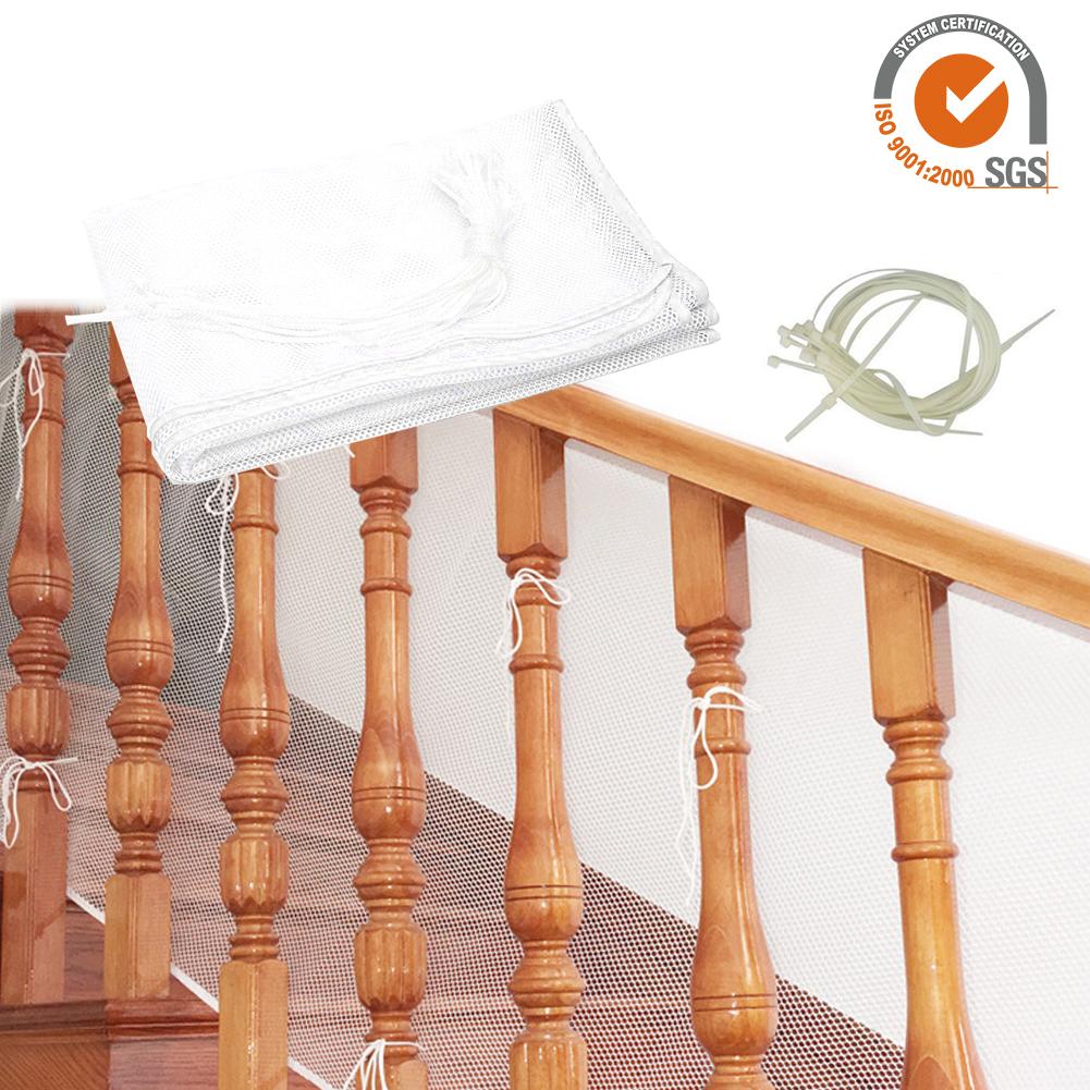 3 Meters Thickened Safe Rail Outdoor Balcony & Stairway Deck Railing Safety Net Banister Stair Net Child Safety Stairs Protector