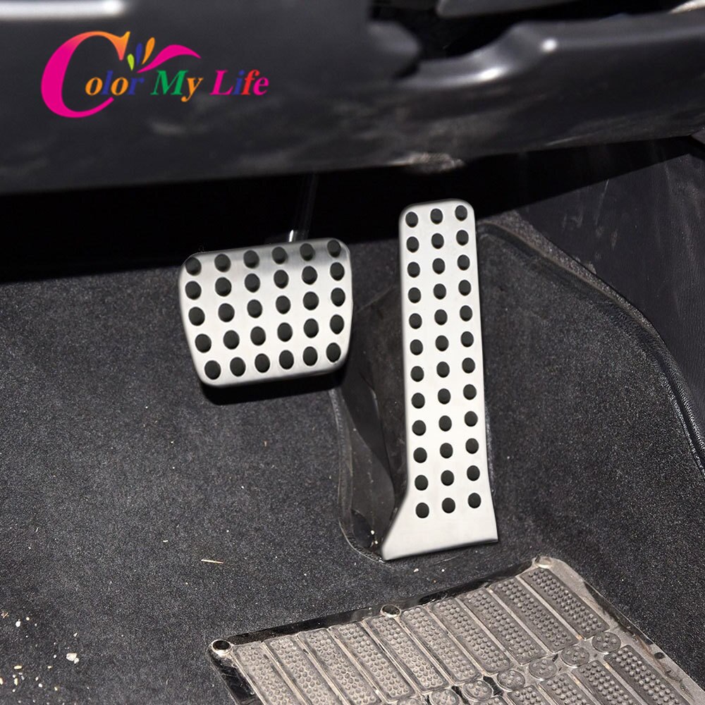 Färg mitt liv bil gasbränslepedalskydd bromspedaler vilpedalskydd för mazda 3 6 mk3 mk6 cx-5 axela atenza delar