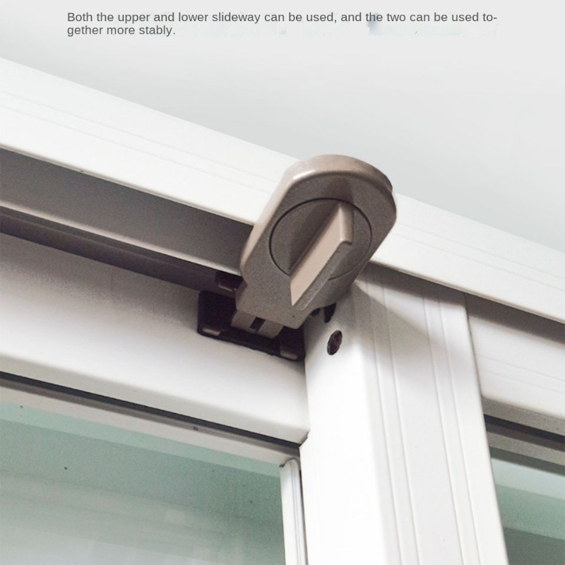 Window lock push-pull window safety lock sliding door window lock child safety protection limiter screen lock buckle