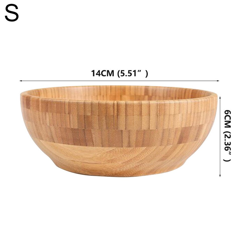 Houten Kom, Handgemaakte Houten Kom, Japanse Stijl